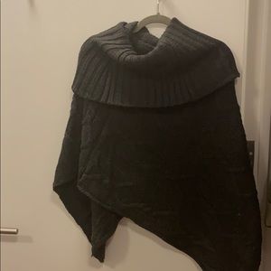 Asymmetrical poncho